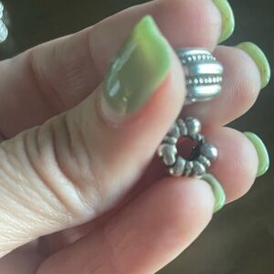 Pandora Silver Beaded Ring